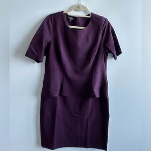 Plum cocktail dress